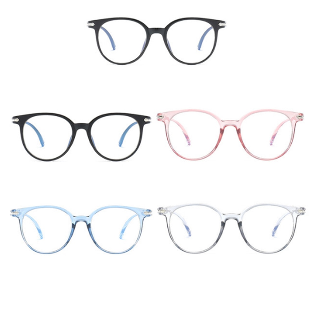 Unisex Blue Light Blocking Spectacles Anti Eyestrain Decorative Glasses Light Computer Radiation Protection Eyewear