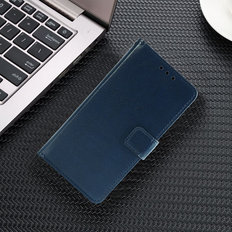 Funda de cuero suave para Sony Xperia Z1 Compact D5503 Z1 Mini M51W L39H C6902 C6903 Flip Stander funda billetera Coque: Sony Xperia Z1 Mini / Navy blue