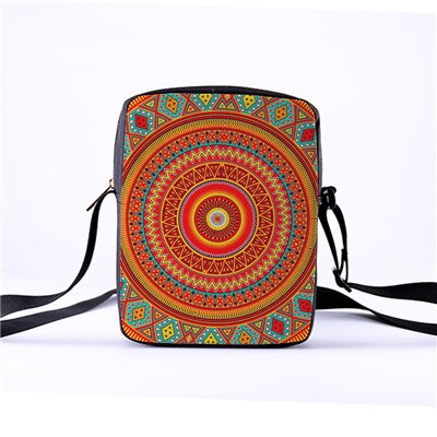 CROWDALE DIY Vrouwen Messenger Bags Bohemian stijl Schoudertas Kinderen Crossbody Tas voor Meisje reistas 23cm x 17cm x 5cm: 7