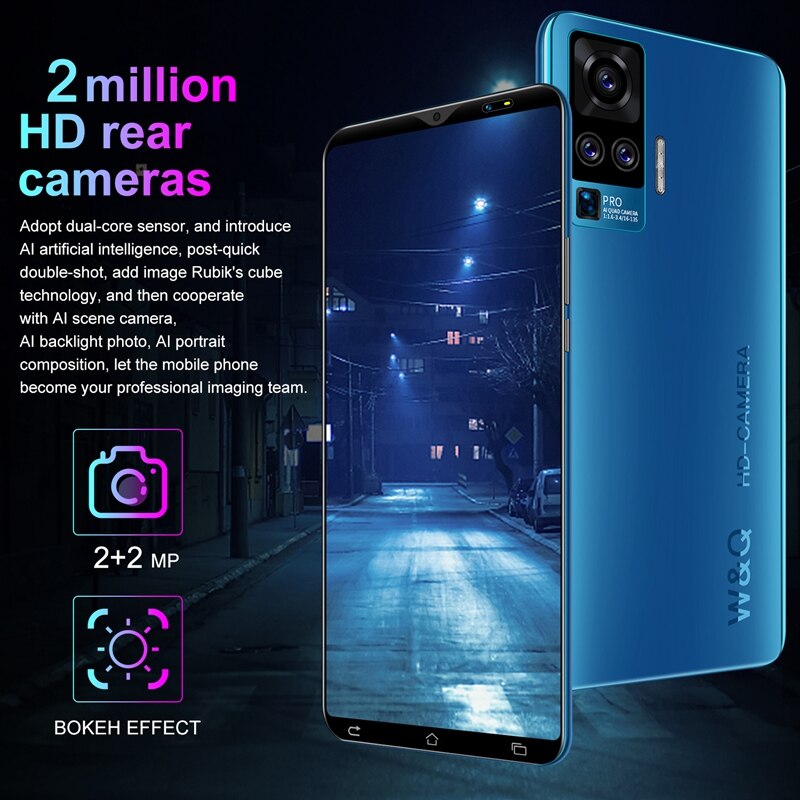 X50 Smart Phone 5.0-Inch MTK6572 Dual-Core 512MB RAM+4GB ROM Dual-Card Dual-Standby Android4.4 Smartphone EU Plug