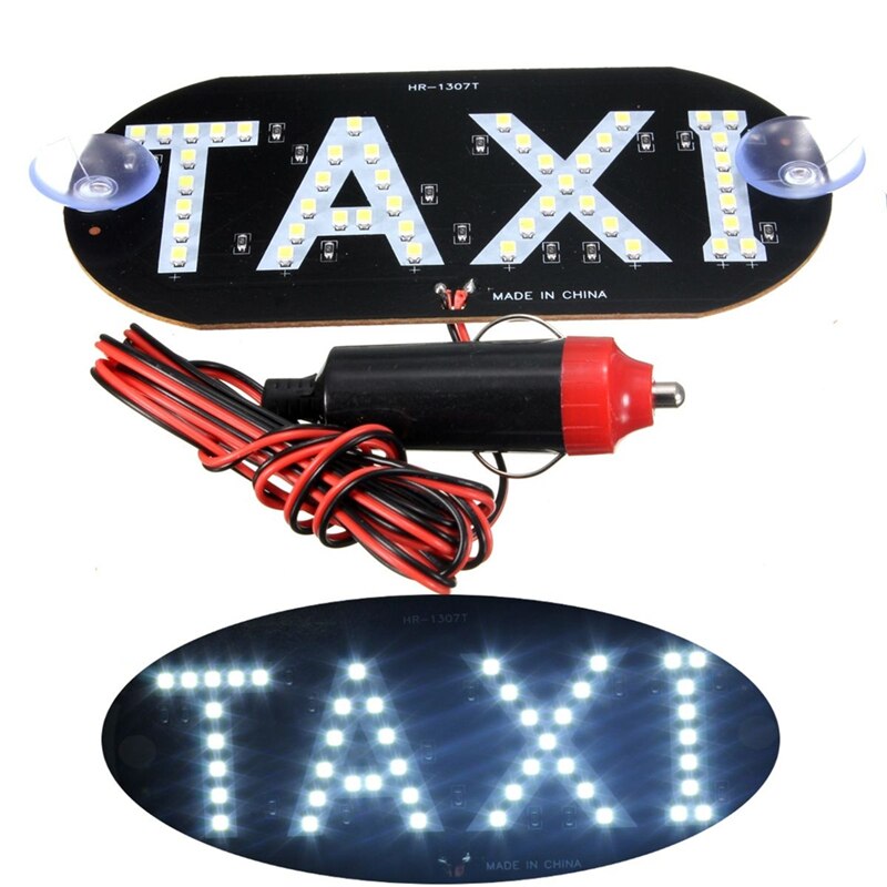 4 Kleur 12V 45 Led Auto Taxi Led Neon Bord Licht Voorruit Cab Indicator Lamp Teken Lamp Voorruit Taxi dak Led Top Light Lamp