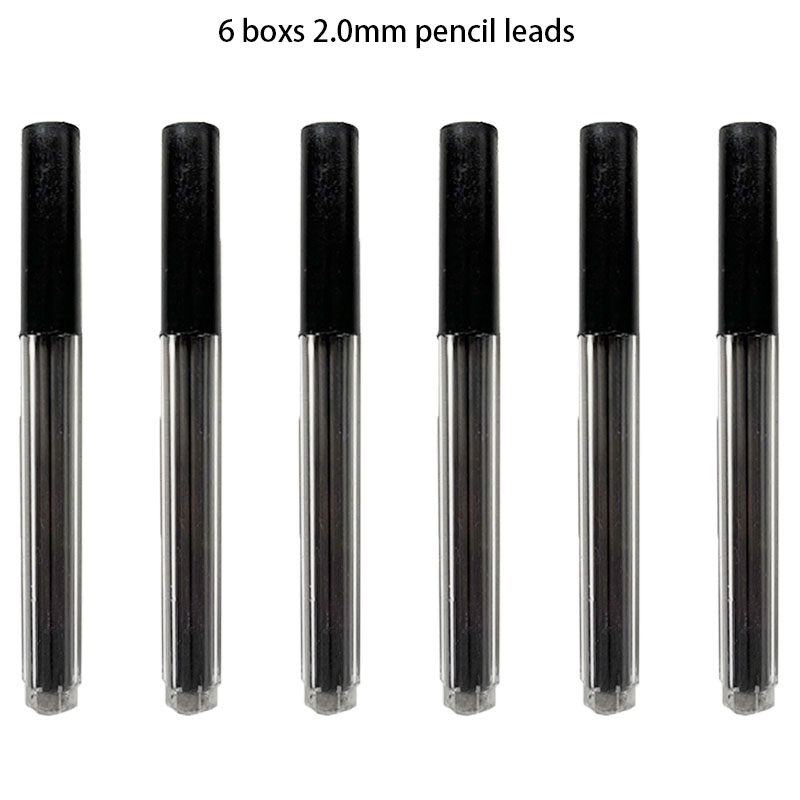 1-12 pièces 0.3 0.5 0.7 0.9 1.3 2.0mm HB remplacement recharge fils recharge pour crayon mécanique dessin automatique crayons papeterie