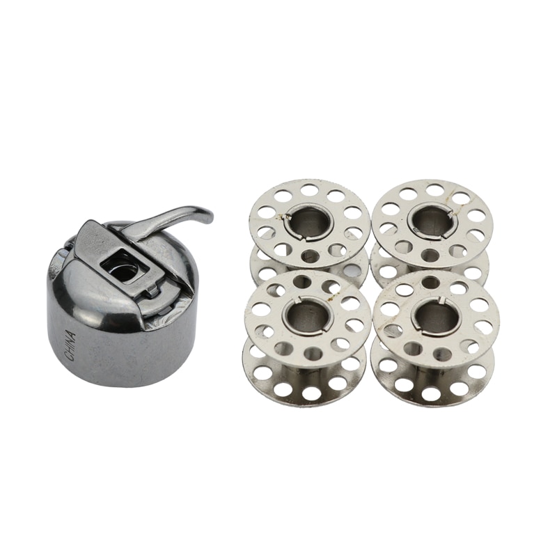 Metal Bobbins Spool Sewing Craft Tool Stainless Steel Sewing Machine Bobbins Spool for Brother Janome Singer