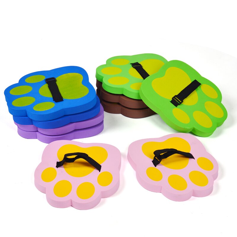 Kids Jumping Stilts Outdoor Balance Training Toy Balance Shoes Synchronous Shoes EVA Foam Bear's Paw Games for Children