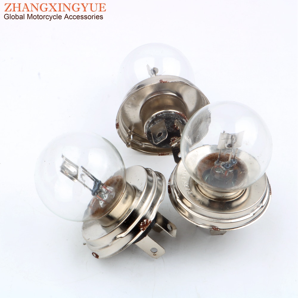 3PC P45T G40 12V-35/35W Headlight Bulb for Car Tractor Scooter Motorcycle ATV