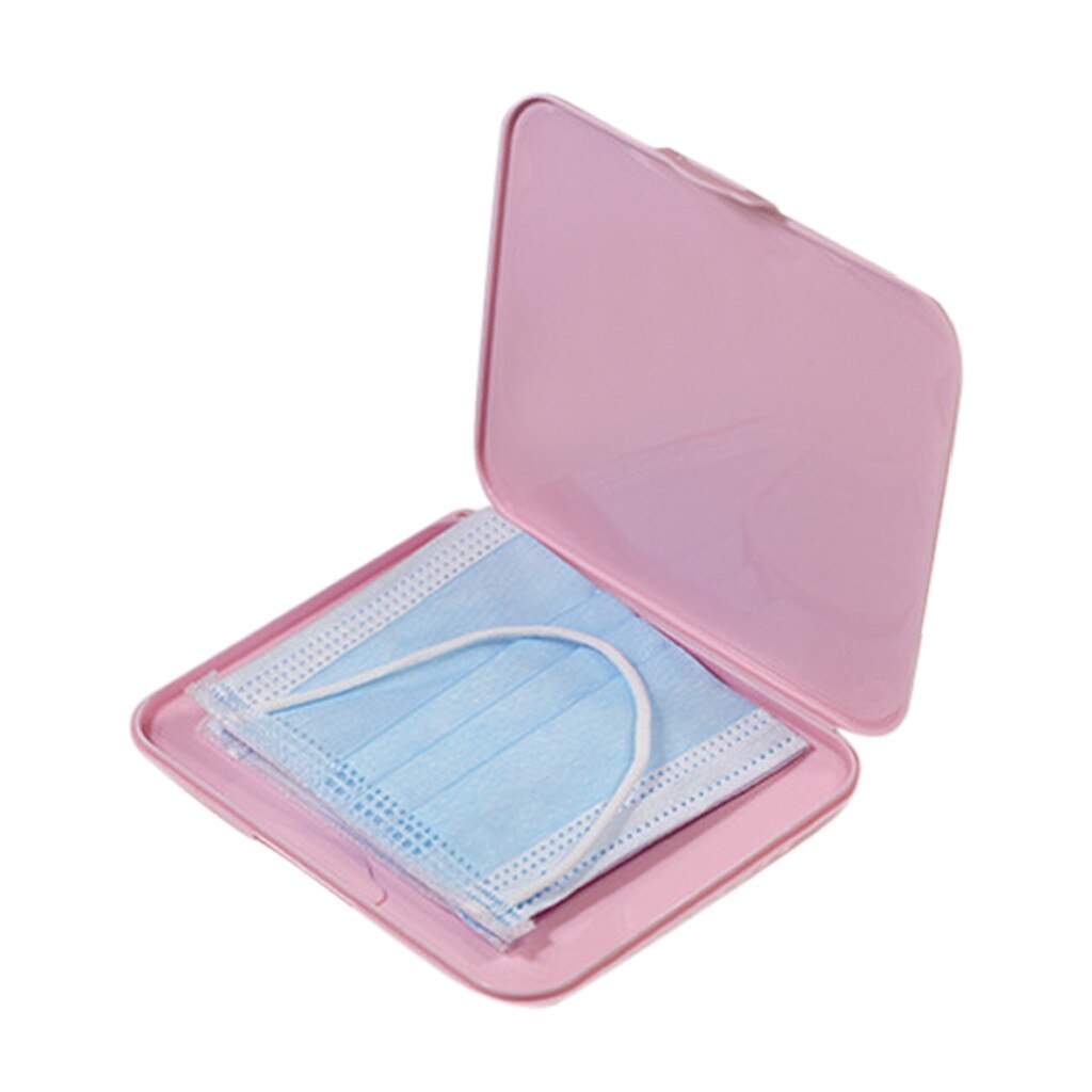 Roze Masker Cover Groene Doos Maskers Leuke Doos Om Winkel Maskers Doos Maskers Besparen Delicate Bespaart Masker Praktische Opbergdoos gezichtsmasker: Roze