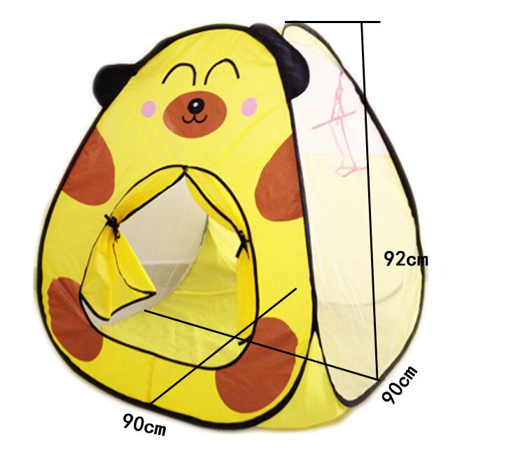 [ Funny] Indoor outdoor camping catoon animal elephant dog House tent Ocean ball pool baby park picnic game play tent