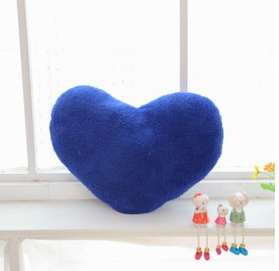 Rød kærlighed pude fersken hjerte sofa pude rød hjerte formet pude pude: Blå