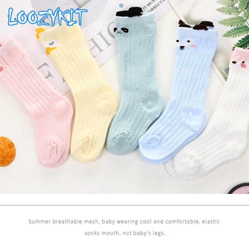 Zomer Babysokjes Mesh Lange Sockd Voor Baby Jongens Meisjes