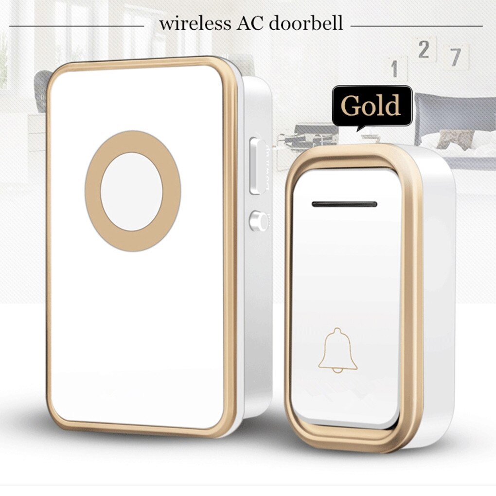 Wireless Doorbell 38 Ring Doorbell ,Waterproof 300M Range Doorbell ,Smart Doorbell Anti-Theft Household Ring Doorbell Anti-Theft