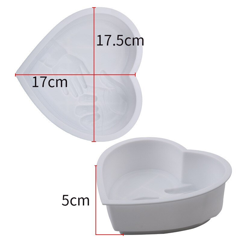 Hart Vorm Speciale 3D Cakevorm Verjaardag Fondant Mold Bakken Tools Decoratie Accessoires Voor Keuken ALI88