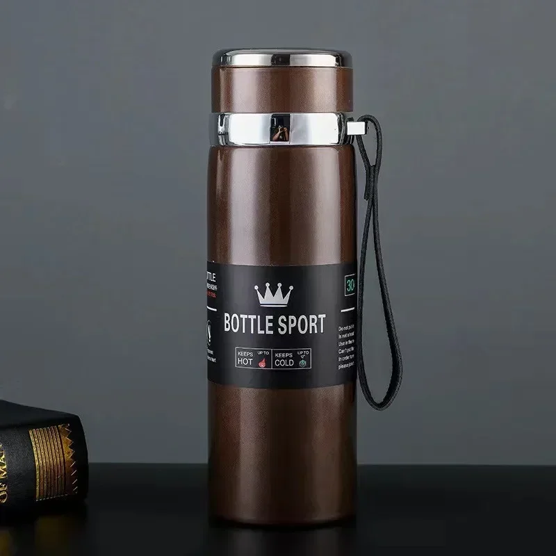 1l termosflaskor för att hålla kallt och vattenflaska termos för vatten, te och kaffe, termosflaska i rostfritt stål
