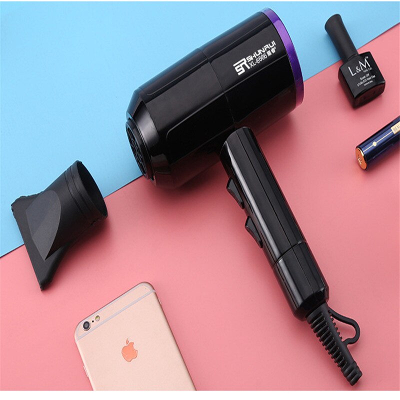 Powerful Hair Dryer Negative Ion Blow Dryer Household Salon Electric Hairdryer /Cold Wind With Collecting Nozzle
