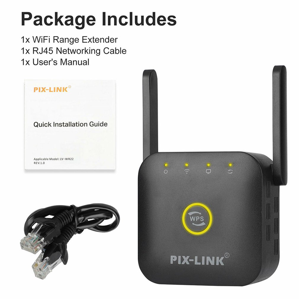 WiFi Range Extender Signal Booster 300Mbps Amplifier Internet Wireless Repeater Wireless Range Extender Amplifier