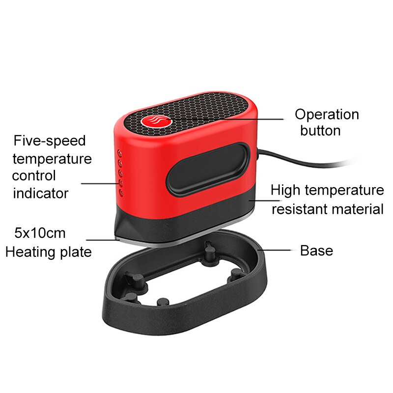 Mini Heat Press Embossing Machine for T-shirts Shoes 5-Speed Control DIY Digital Transfer Printing Embossers Embossing Tool