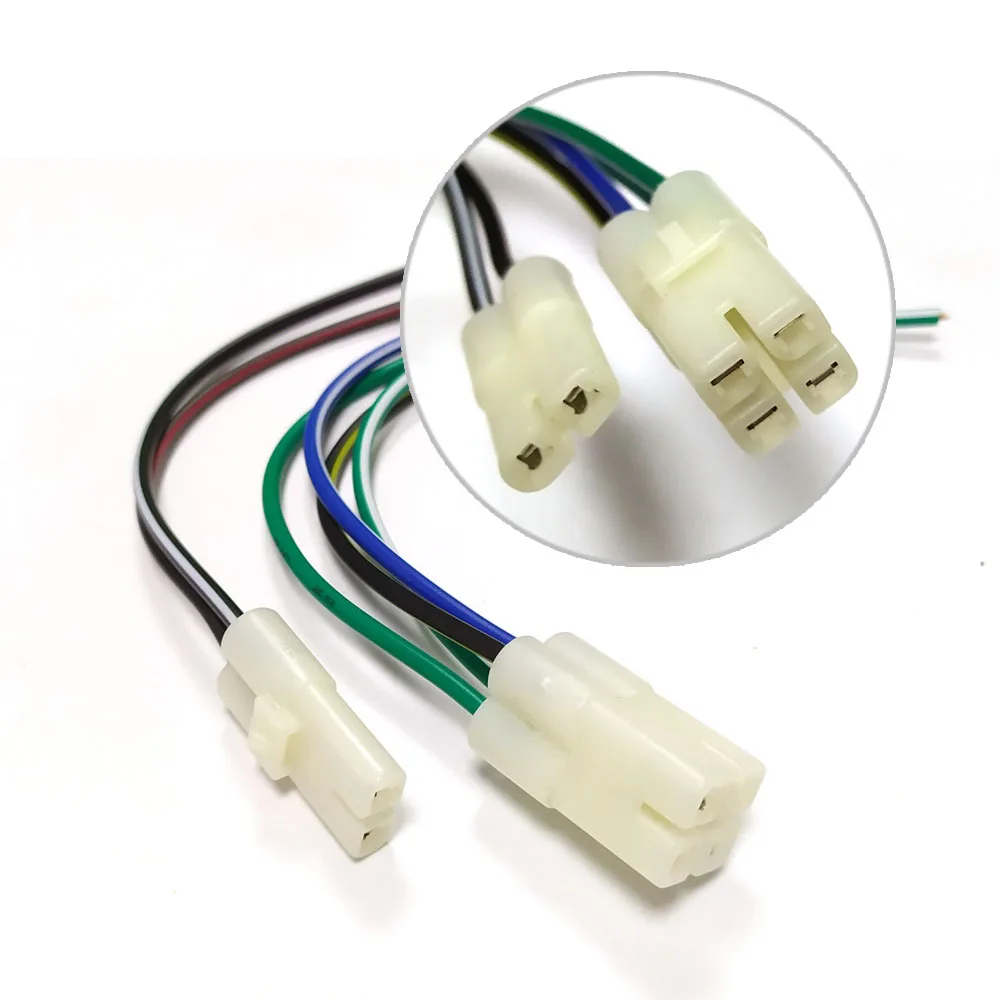 Motorcycle Ignition Coil CDI Electric Cable Wire Harness Plug Head for GY6 50cc 125cc 150 ZJ125 Scooter ATV Moped Parts