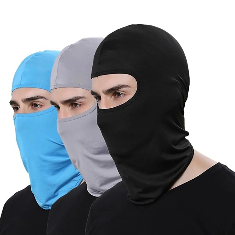 Bivakmuts Motor Gezichtsmasker Moto Helm Bandana Kap Ski Hals Volgelaatsmasker Winddicht Stofdicht Gezichtsschild Heren Biker Masker: Ivoor