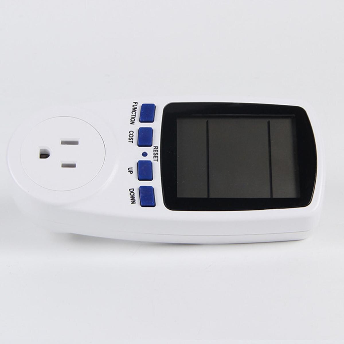 Ac 120/230V Uk Us Eu Plug Socket Led Digital Energy Meter Power Meten Meter Smart Stroomverbruik berekening Kwh Facturering