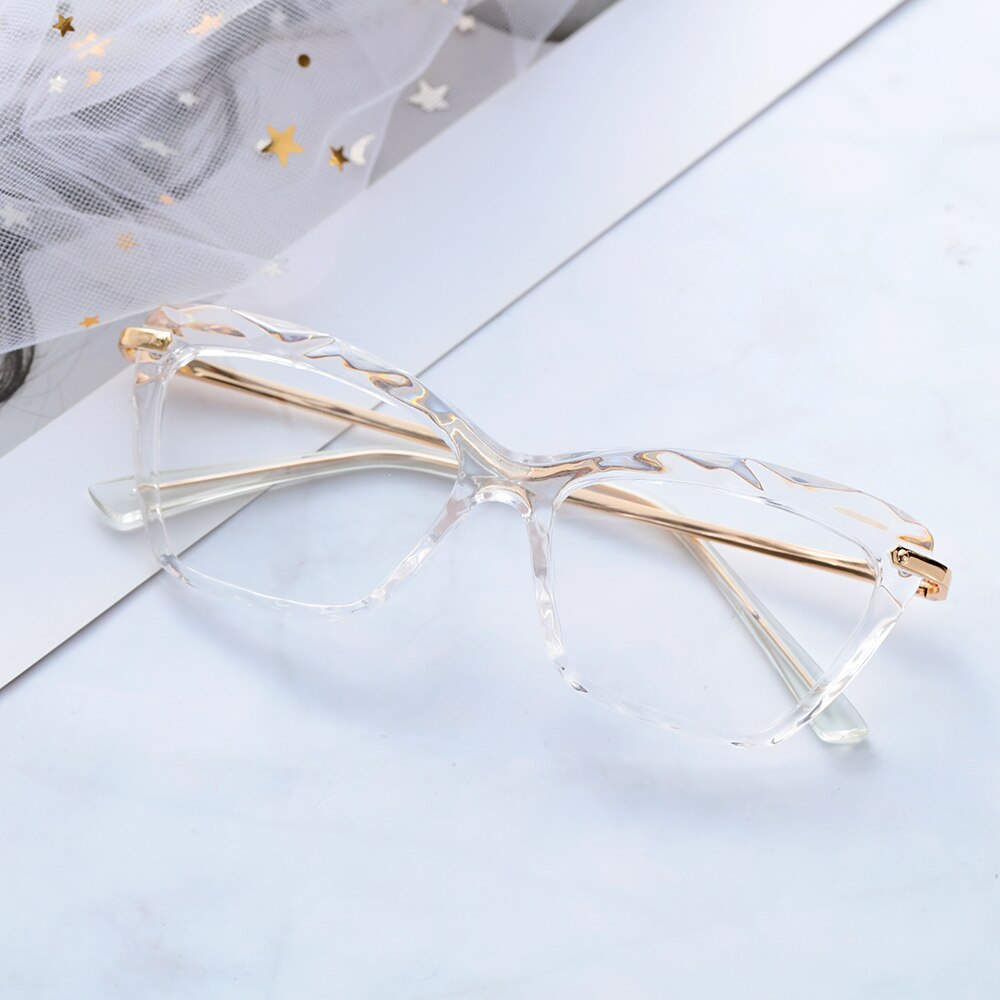 Square Glasses Frames Women Trending Styles Brand Optical Computer Glasses Cat Eye Glasses Frame Myopia Glasse