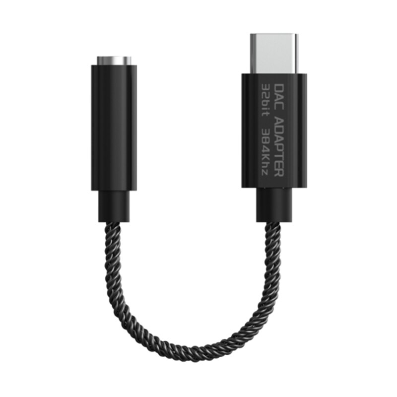 Alc 5686 usb type-c dac hoofdtelefoonversterker 16-32 ohm 3.5mm uitgangen snr 125db pcm 32 -bit 384 khz voor android, windows 10,: Default Title