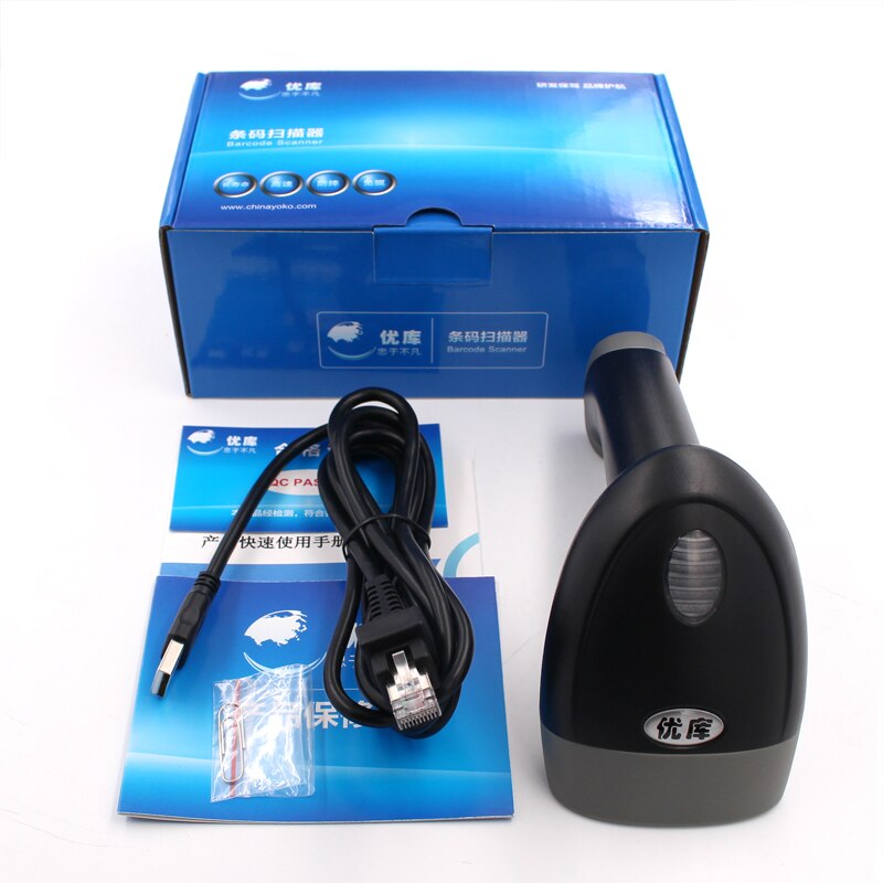 Handfree Barcode scanner De Código de auto scan RS232 YK-M4 Robusto Frete grátis telefone PDF417 code39 QR qr scanner