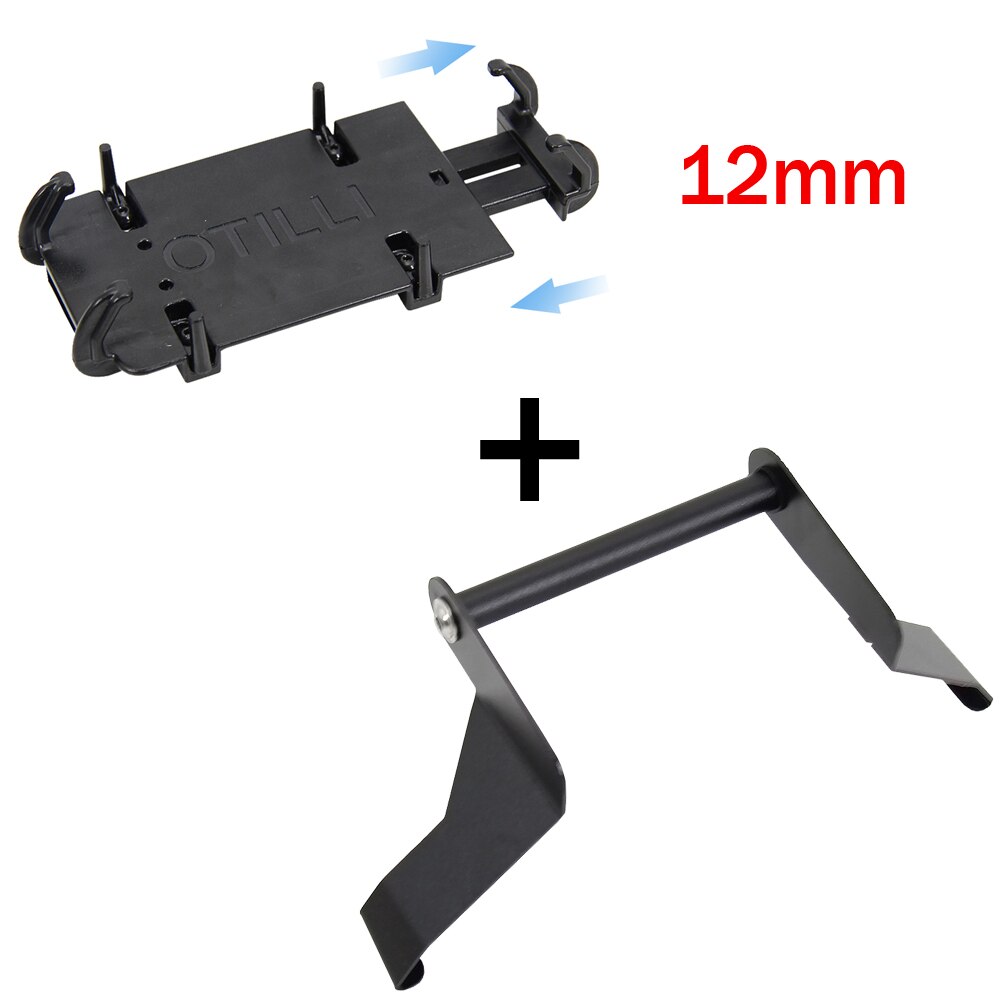 Mobiele Telefoon Houder Voor Tijger Gen 3 Motorfiets Stand Bracket Mount Accessoires Voor Tiger TG3 Zwart: A or 12mm