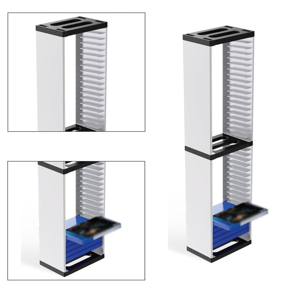 PS5 Host Storage Box PS 5 Game Disc Double-Layer Box Disc Tray Storage Bracket Playstation 5 Accessories P S5 Holder