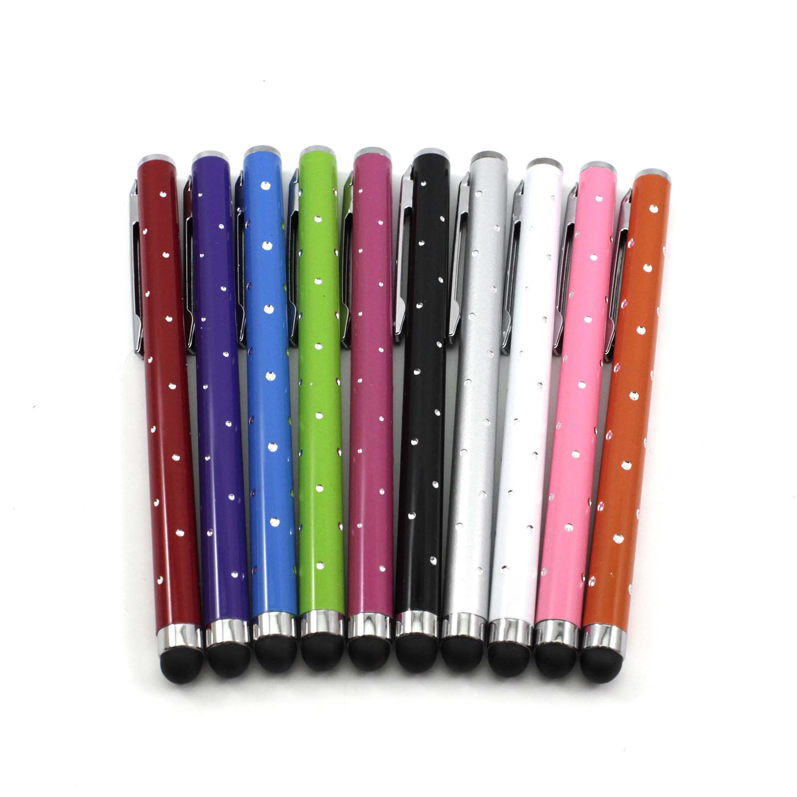 Touch Screen Pen Shining Sterren Stijl Stylus Smart Telefoons Voor Ipad 10.7 Cm Met Clip 2 Stuks