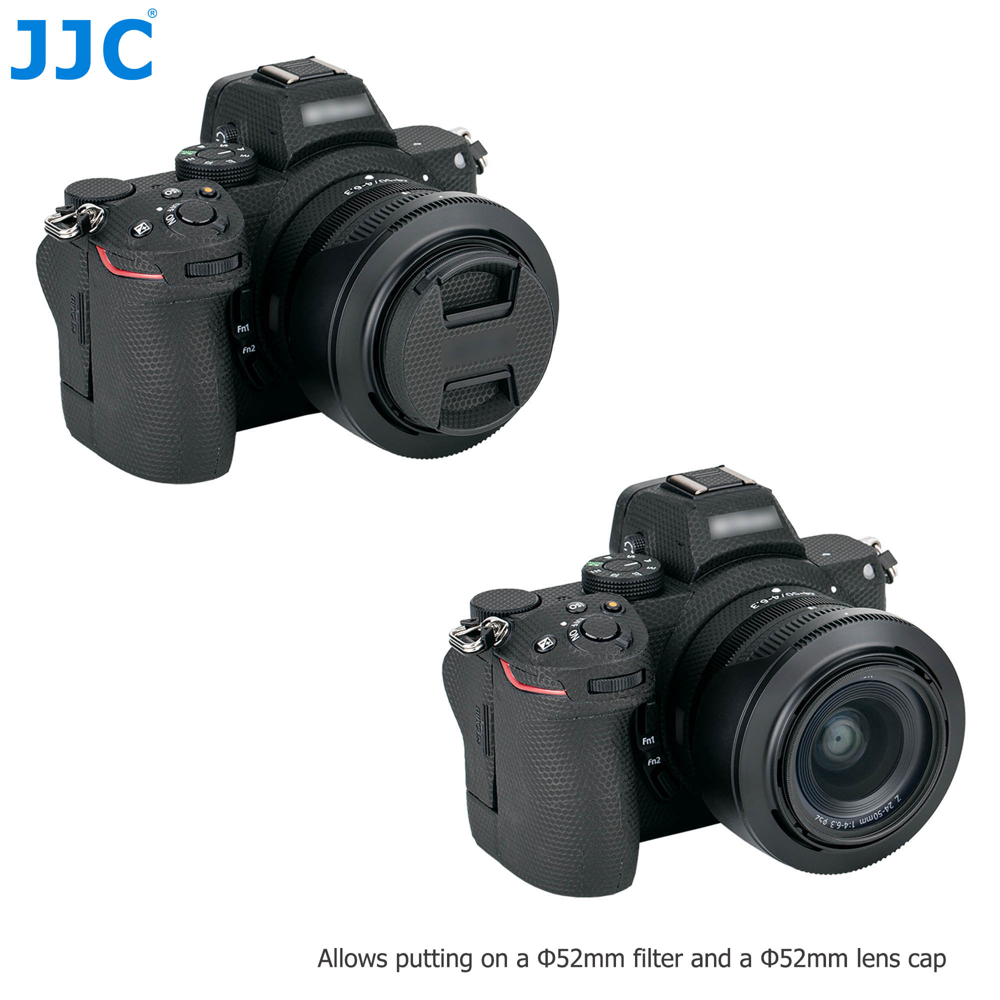 Jjc HB-98 Omkeerbare Dedicated Zonnekap Shade Voor Nikon Nikkor Z 24-50Mm F/4-6.3 lens Op Nikon Z5 Z6 Z7 Z6II Z7II Camera