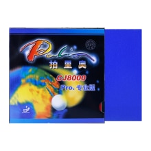 Palio CJ8000 Pro Loop Attack Pips-In Table Tennis (PingPong) Rubber With Sponge (38-41Degrees)