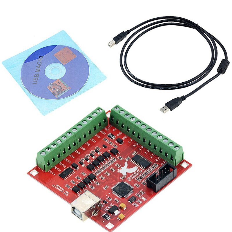 CNC USB MACH3 100Khz carte de sortie 4 axes Interface pilote contrôleur de mouvement 100Khz