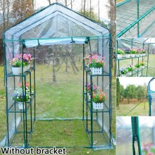 Mini Greenhouse Cover PVC Plastic Garden Outdoor Plants Flower Grow House Cover For Flowers Roll-up Windows Without Frame
