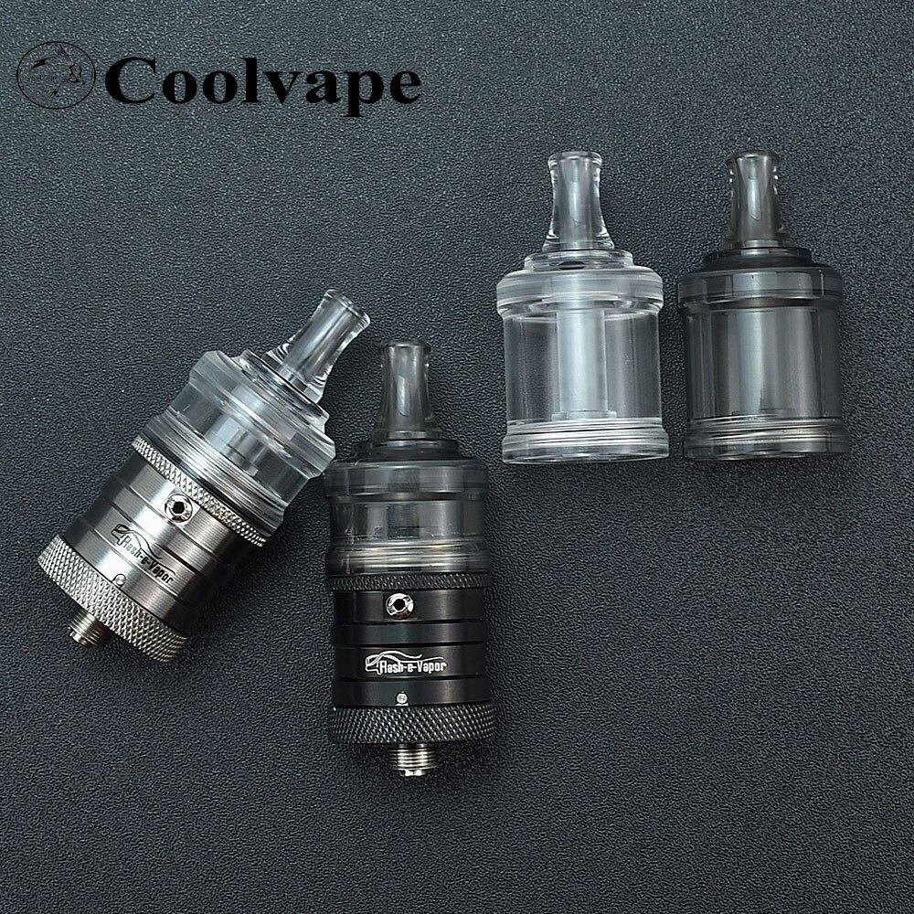 sxk Flash e Vapor V4.5S+ RTA MTL Atomizer SteamTuners Nano BellCap pc material bellcap with 510 mtl drip tip resin