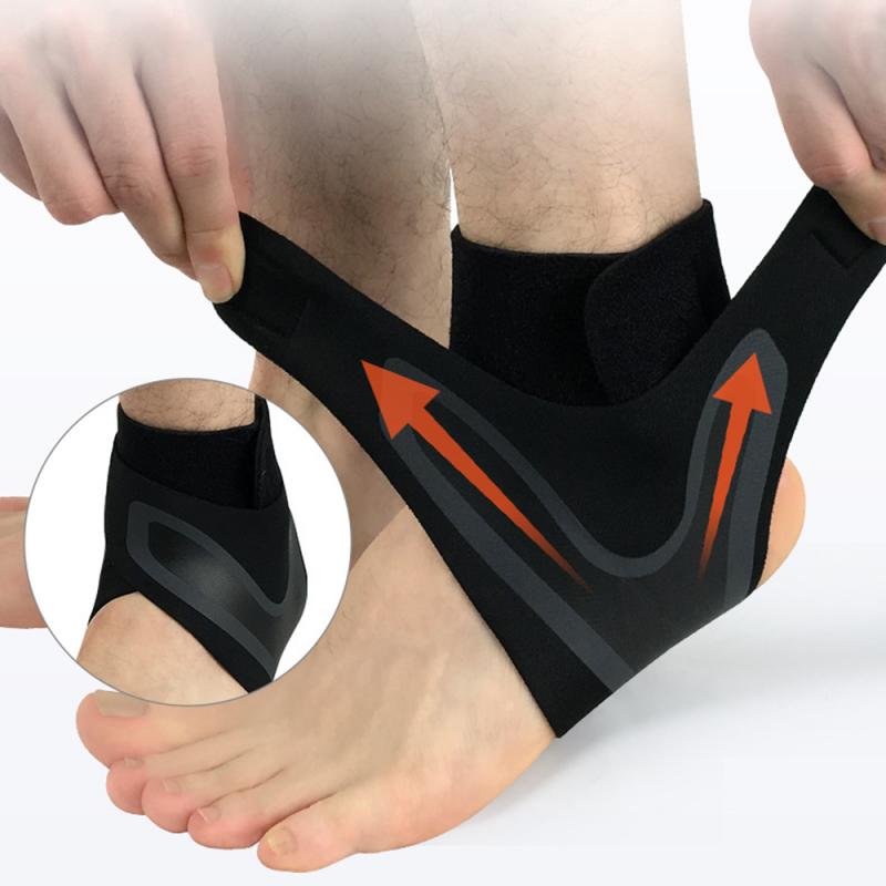 4 Size Zwart Ademend Duurzaam Houden Warmer Enkel Ondersteuning Sbr Enkelbrace Riem Riem Enkel Protector Sport Eqiuipment