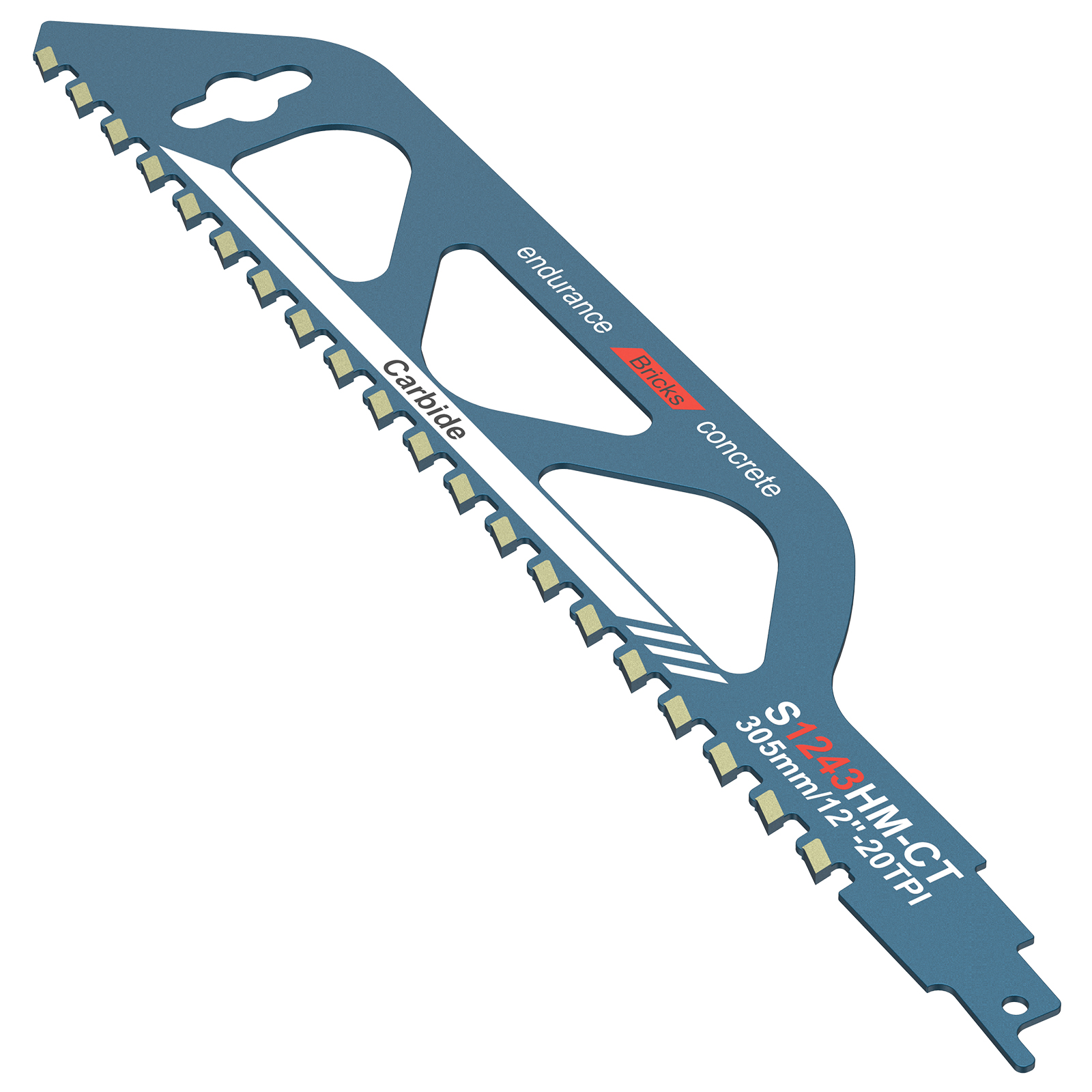 Reciprocating Saw Blade 10/12/18/20inch Universal Cutting Recip Sabre Saw Blade Alloy Steel Brick Concrete Cutting Saw Blade: Beige