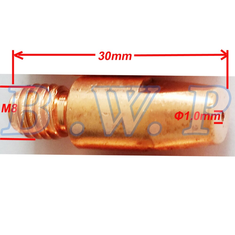 M8*30*1.0 Contact Tips Holders Nozzles Gas Diffusers For MB 36KD Binzel MIG Welding Torch, 19pcs