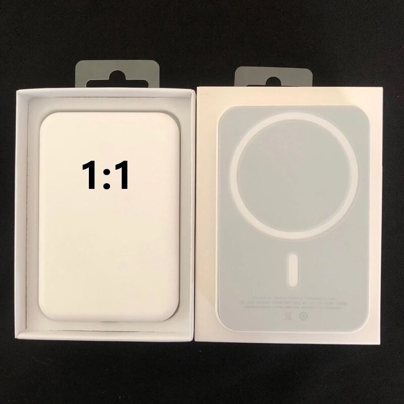 1:1-fach schnellladegerät, kabellos, tragbar, magnetisch, powerbank, externer akku für iphone 13, 12 , 12 mini , 13 pro, 12 pro max