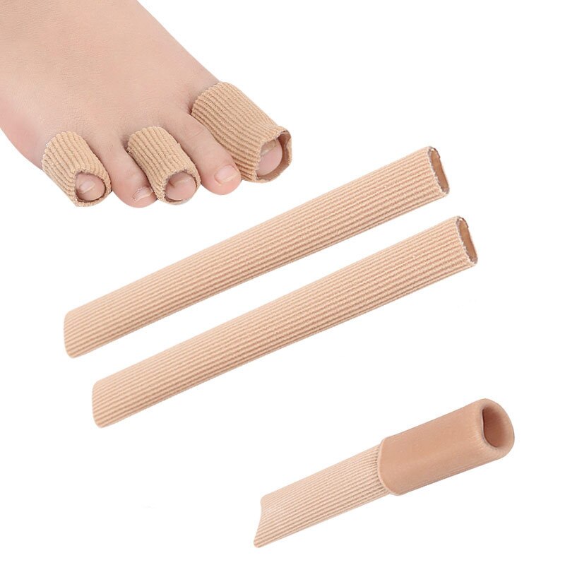 Fabric Toe Straightener Thumb Valgus Protector Silicone Gel Foot Fingers Separator Bunion Adjuster Feet Pads Relief Foot Pain