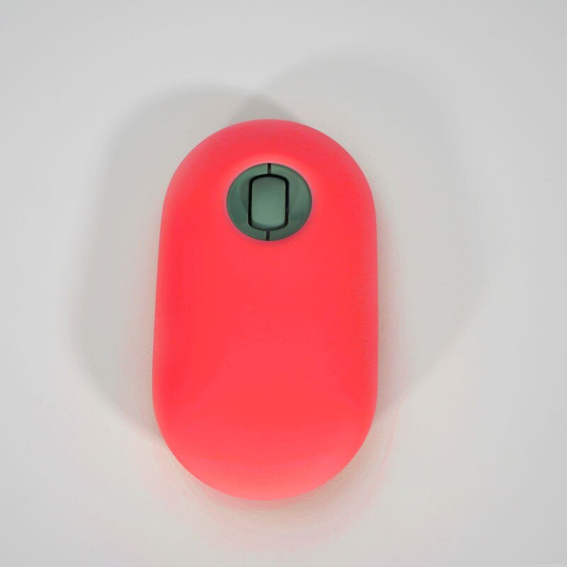 Funda de ratón inalámbrico, funda Ultra delgada a prueba de golpes para ratón inalámbrico Pebble: Rojo