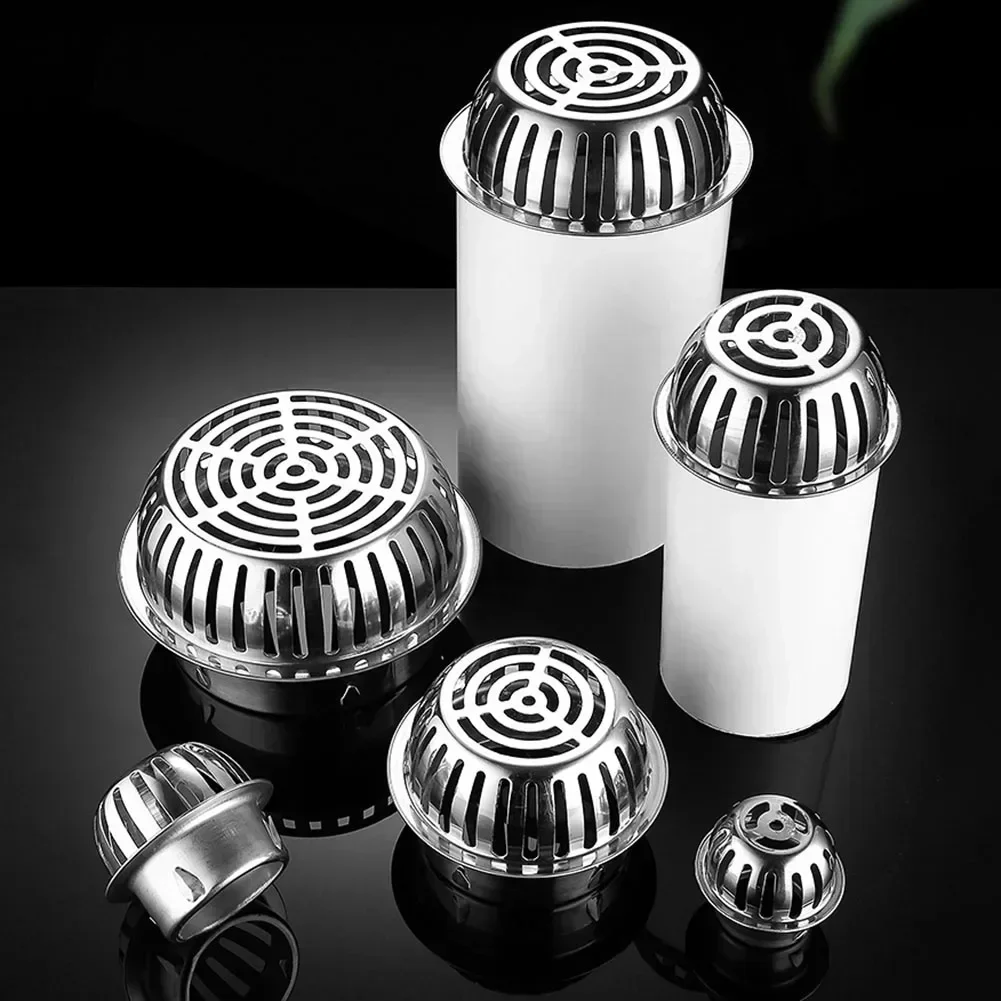 Balcony Roof Drainage Stainless Steel Floor Drain Large Displacement Anti-Blocking Outdoor Rain Bucket Drainage Floor Drain