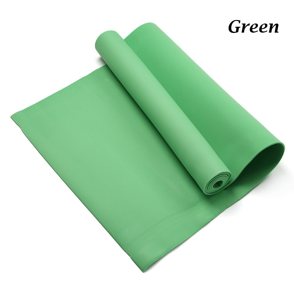 1pc 4mm fargerike myke eva antiskliteppe yogamatter gymnastikk sport helse gå ned i vekt fitness treningsunderlag sport yogamatte: Grønn
