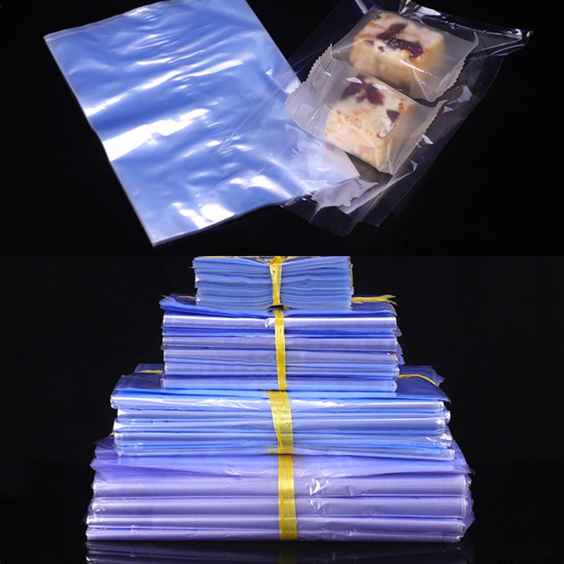 Cubierta antipolvo para zapatos, bolsas de película retráctil de PVC para embalaje de zapatos al aire libre, sellado térmico, 100 Uds.