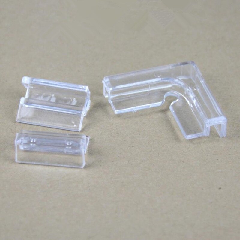 Aquarium Glas Bescherming Hoek Aquarium Tank Glas Cover Acryl Clip Sterke Ondersteuning Houder 5 Mm 6 Mm 10 Mm 12mm Glas 1 Pcs