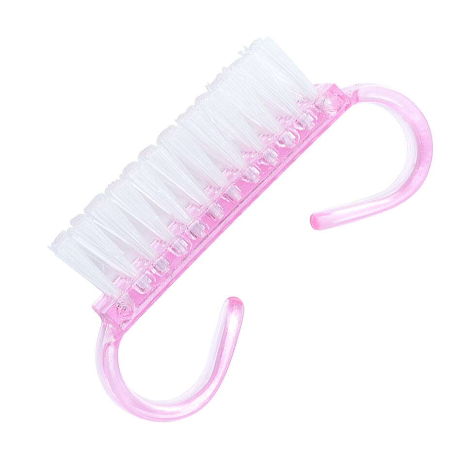 6 tipos de cepillos de limpieza de uñas, lima suave para quitar el polvo, limpiador de manicura y pedicura para Gel acrílico UV, accesorios para el cuidado de las uñas, BE095-1