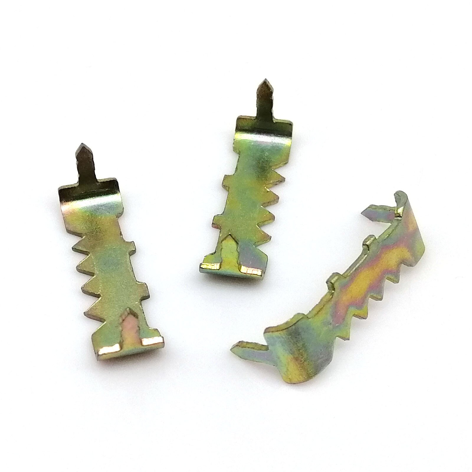 50 Stuks Saw Tand Zaagtand Meubels Corner Edge Vaste Picture Frame Hanger Opknoping Foto Schilderij Spiegel Haak Geen Nail Schroef 1 Inch