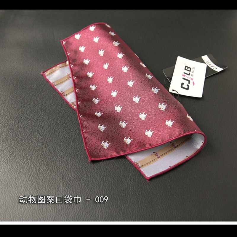 Cartoon Pochet Zakdoeken Voor Mannen Classic Pocket Handdoek Voor Wedding Party Pak Accessoires: 009