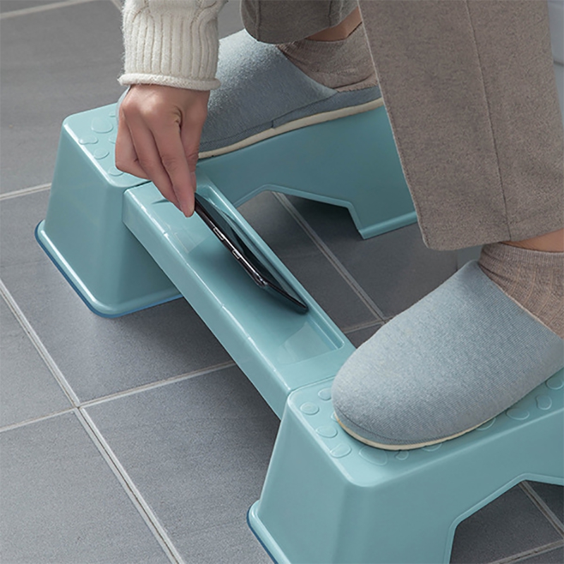 Toalett krakk plast hakk krakk passer til alle toaletter og bad tykkere avtakbar toalett krakk sparer plass på badet a
