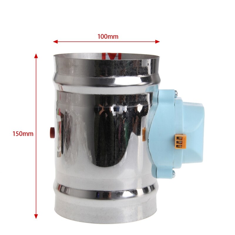 4Inch 220V 100Mm Stainless Steel Solenoid Valve Stainless Steel Air Valve Air Volume Control Valve Electric Air Valve Stainless