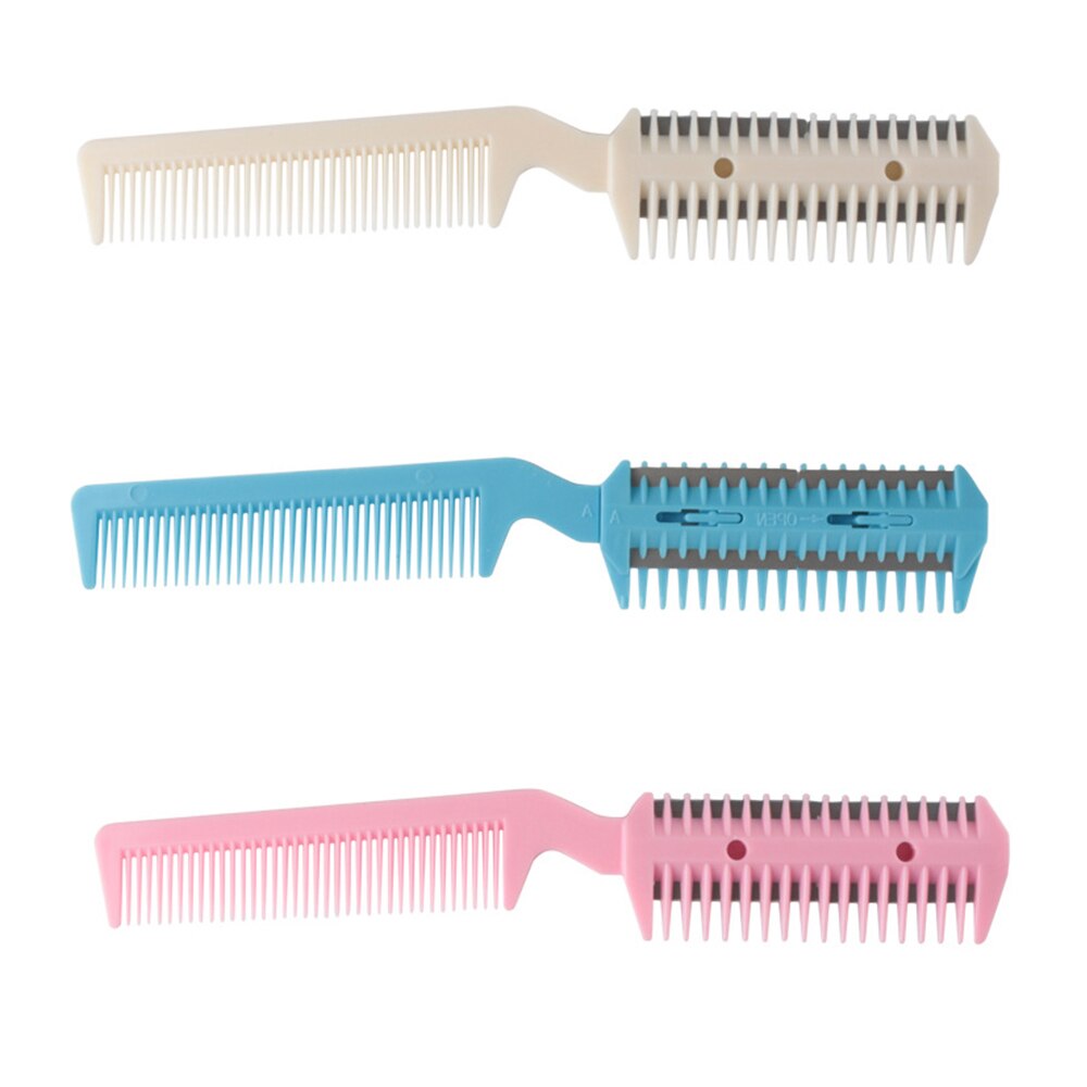 Peine recortador de pelo para mascotas, para gatos y perros, 2 cuchillas de afeitar, cepillado, herramienta de limpieza y corte de pelo, peine para peinado y corte de pelo