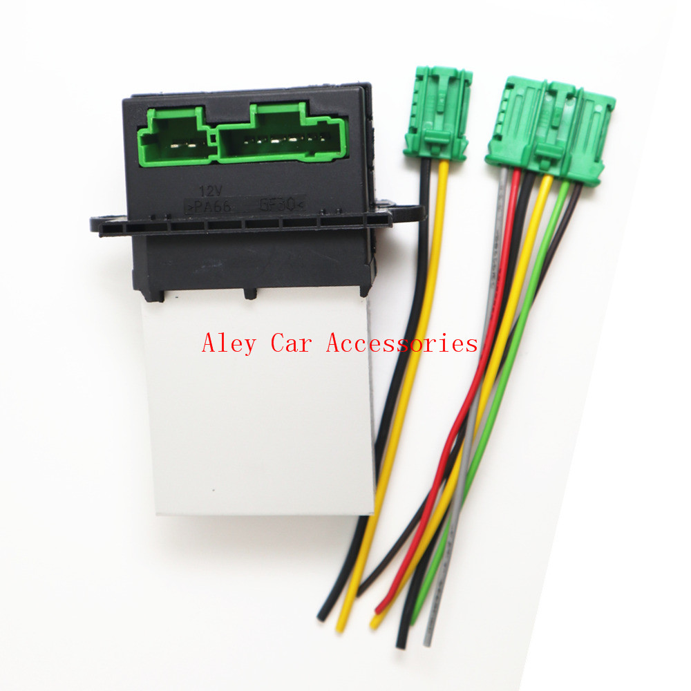 27150-ED70A 7701207718 6441L2 Heater Fan Control Module Resistor or plug For 1007 207 607 1.4 1.6 2.0 HDI 16V 3.0 V6: Resistor and plug